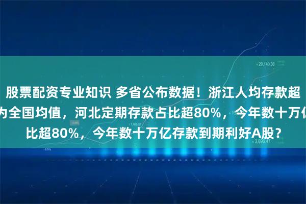 股票配资专业知识 多省公布数据！浙江人均存款超17万，广东12万仅为全国均值，河北定期存款占比超80%，今年数十万亿存款到期利好A股？